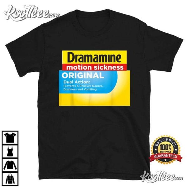 Nurse Pharmacy Dramamine Motion Sickness Halloween T-Shirt