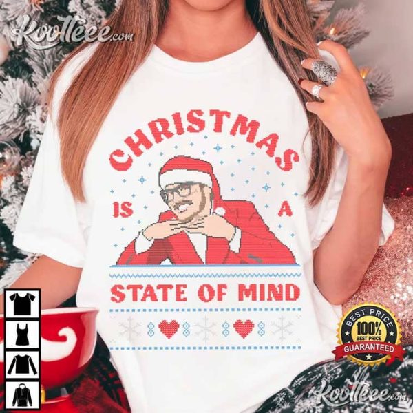Pedro Pascal Christmas Is A State Of Mind T-Shirt