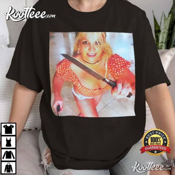 Britney Spears Butcher Baby Knife Dance T-Shirt