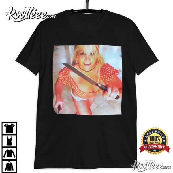Britney Spears Butcher Baby Knife Dance T-Shirt