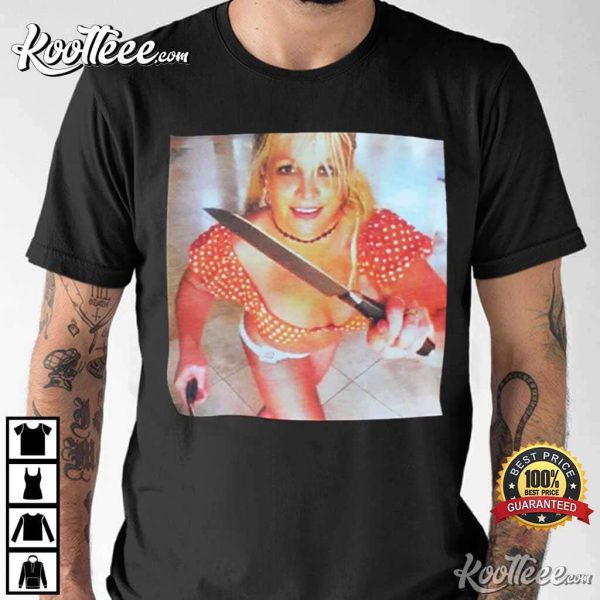 Britney Spears Butcher Baby Knife Dance T-Shirt