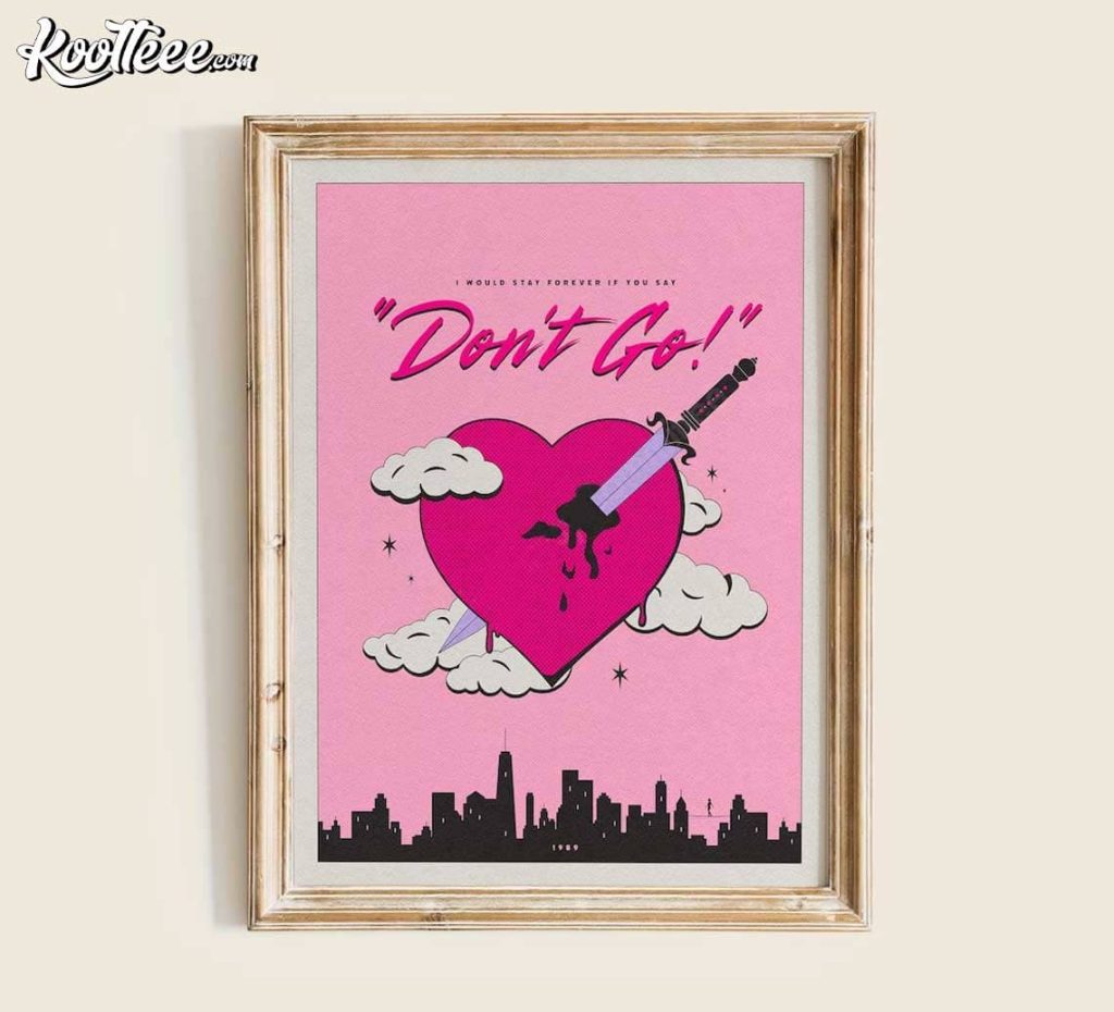 say-dont-go-taylor-s-version-art-poster