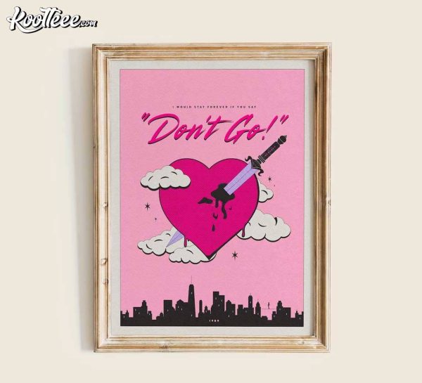 Say Dont Go Taylor’s Version Art Poster