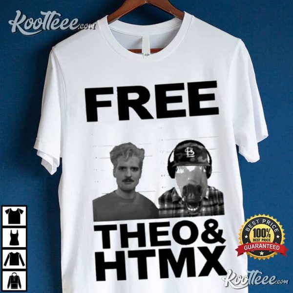 St Louis Cardinals Free Theo And Htmx T-Shirt