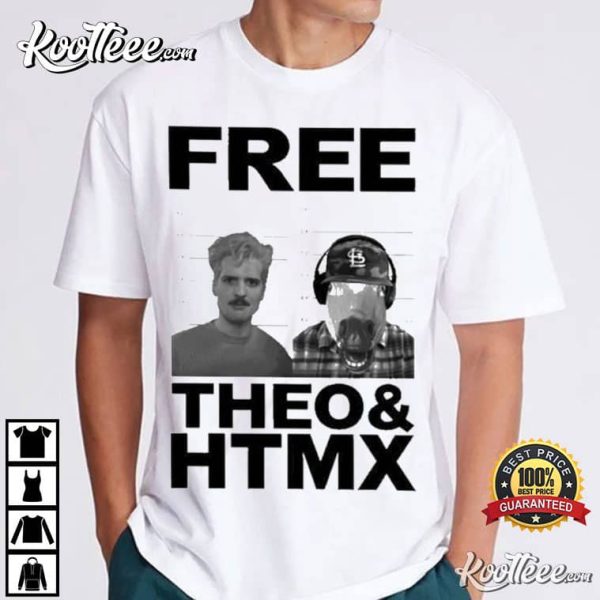 St Louis Cardinals Free Theo And Htmx T-Shirt