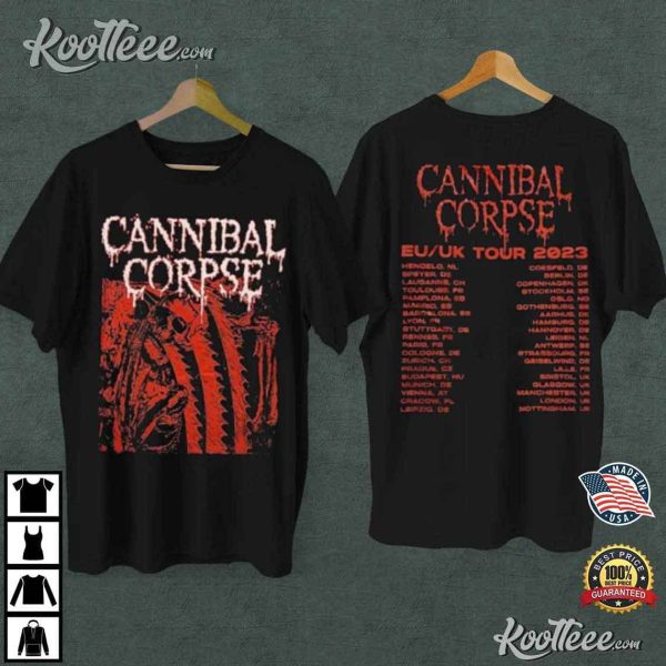 Cannibal Corpse EU UK Tour 2023 T-Shirt