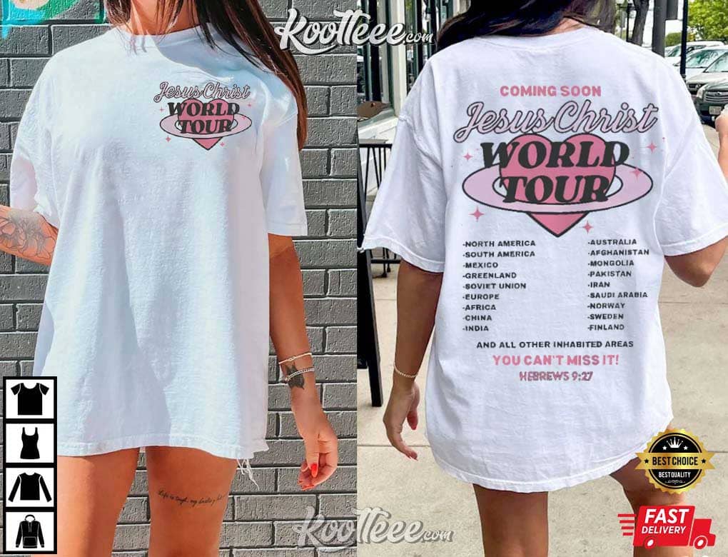 Jesus Christ World Tour Christian Catholic T-Shirt