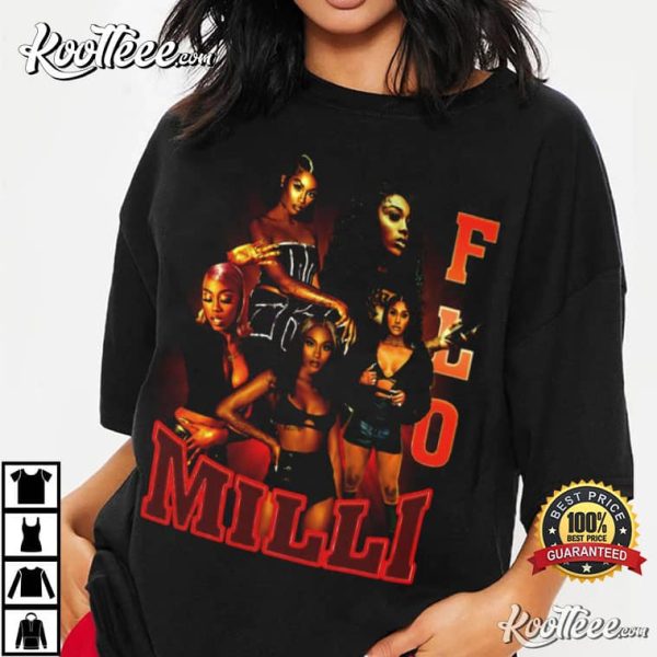 Flo Milli Rapper Hip Hop 90s T-Shirt