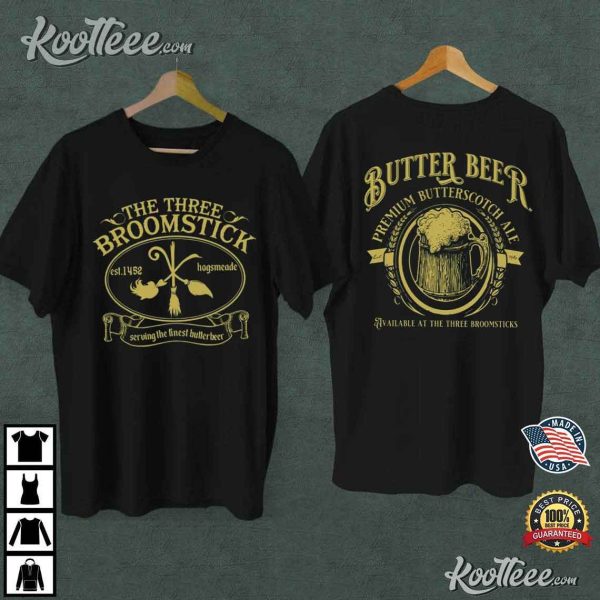 Harry Potter Three Broomsticks Wizard Book Shop T-Shirt