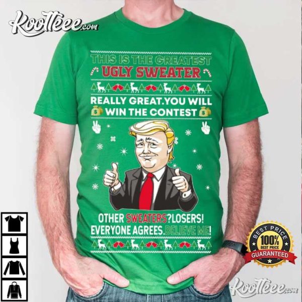 Trump This is The Greatest Ugly Sweater Christmas T-Shirt