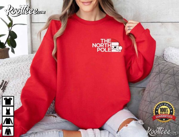 The North Pole Santa Christmas T-Shirt