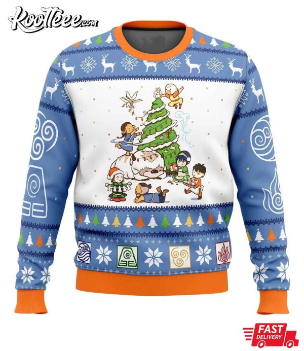 Avatar The Last Airbender Christmas Ugly Sweater