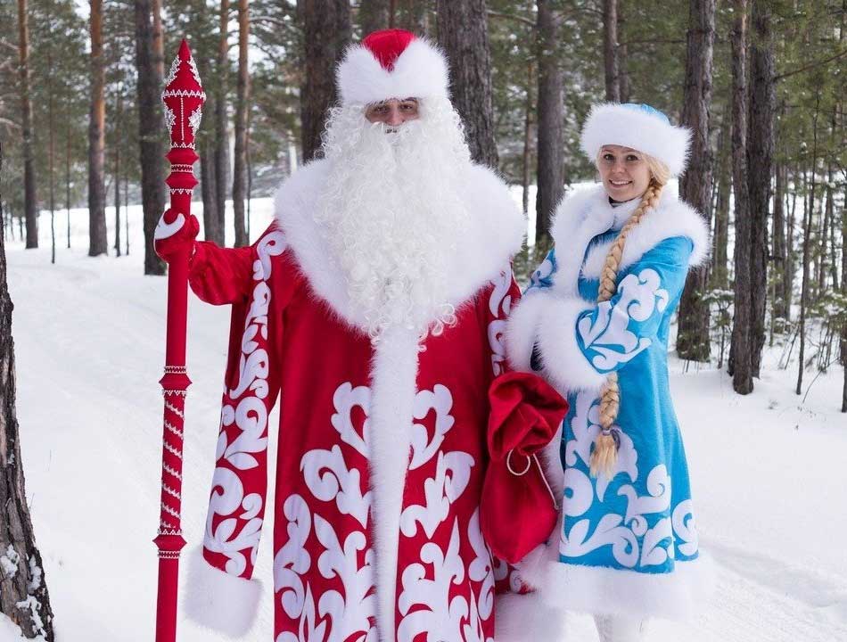 Ded Moroz and Snow Maiden