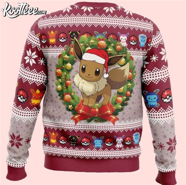 Eevee Pokemon Christmas Ugly Sweater