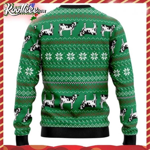 Funny Cow Ugly Christmas Sweater