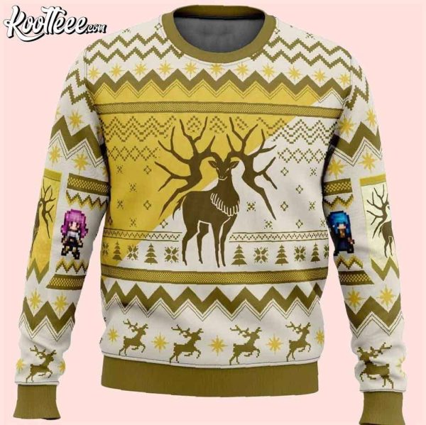 Golden Deer Fire Emblem Christmas Ugly Sweater