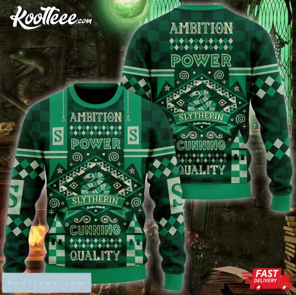 Slytherin Harry Potter Hogwarts Ugly Sweater