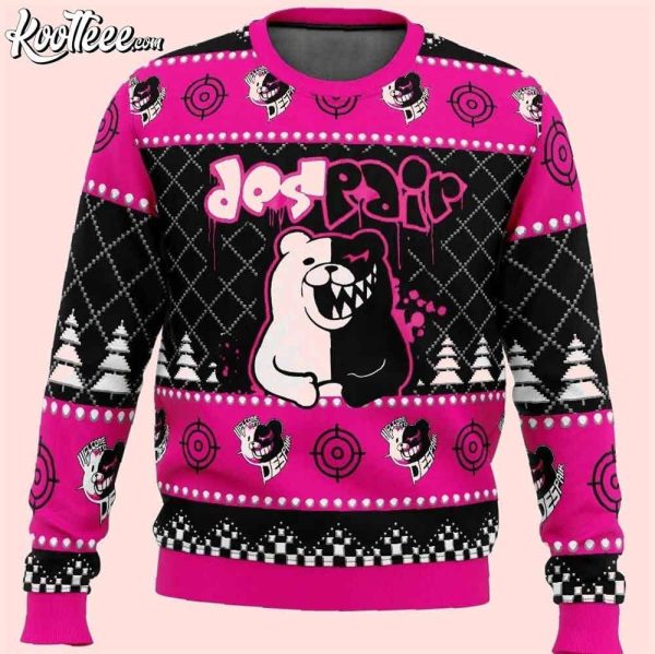 Monokuma Despair Danganronpa Ugly Sweater