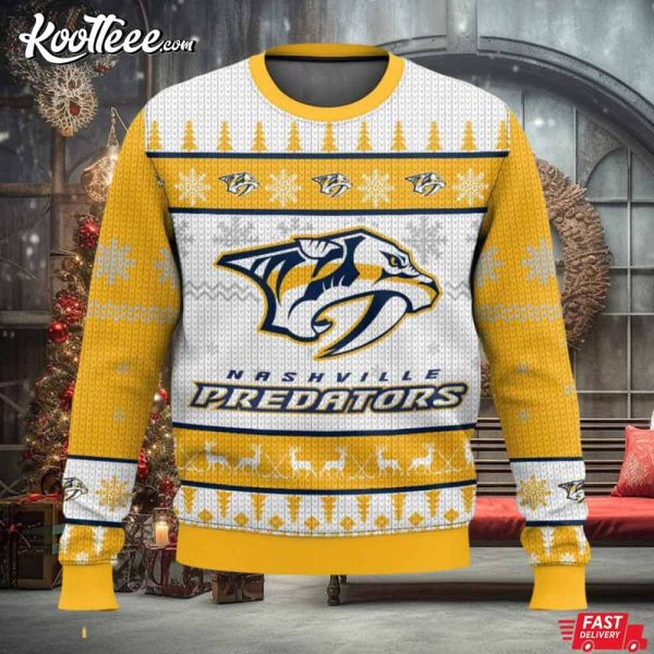 NHL Nashville Predators Ugly Christmas Sweater