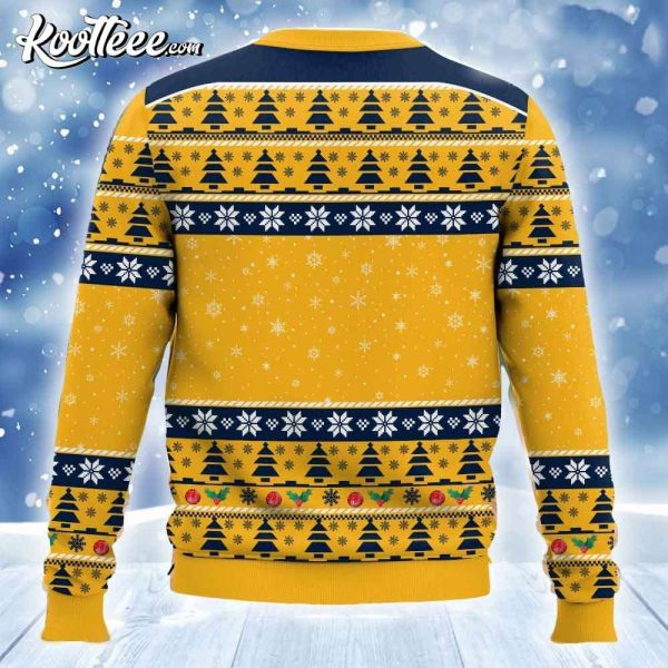 Nashville Predators Grinch NHL Ugly Christmas Sweater