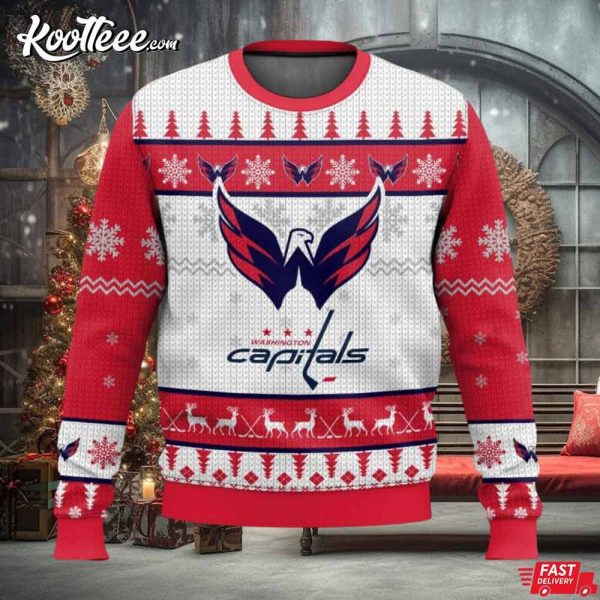 NHL Washington Capitals Ugly Christmas Sweater