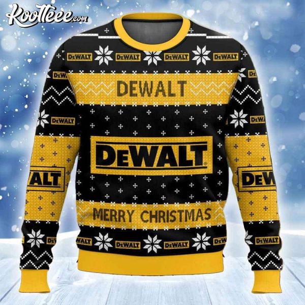 Dewalt Power Tools Ugly Christmas Sweater