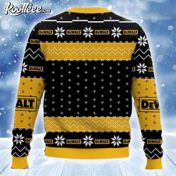 Dewalt Power Tools Ugly Christmas Sweater