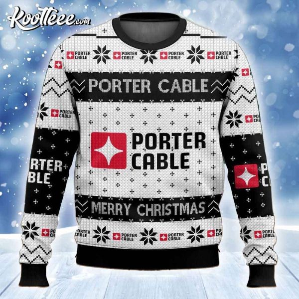 Porter Cable Power Tools Ugly Christmas Sweater