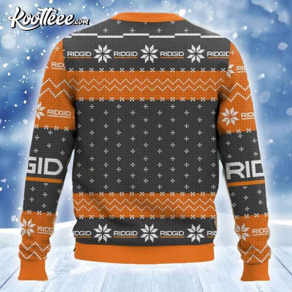 Ridgid Power Tools Ugly Christmas Sweater