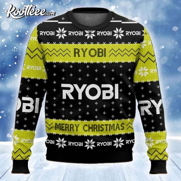 Ryobi Power Tools Ugly Christmas Sweater