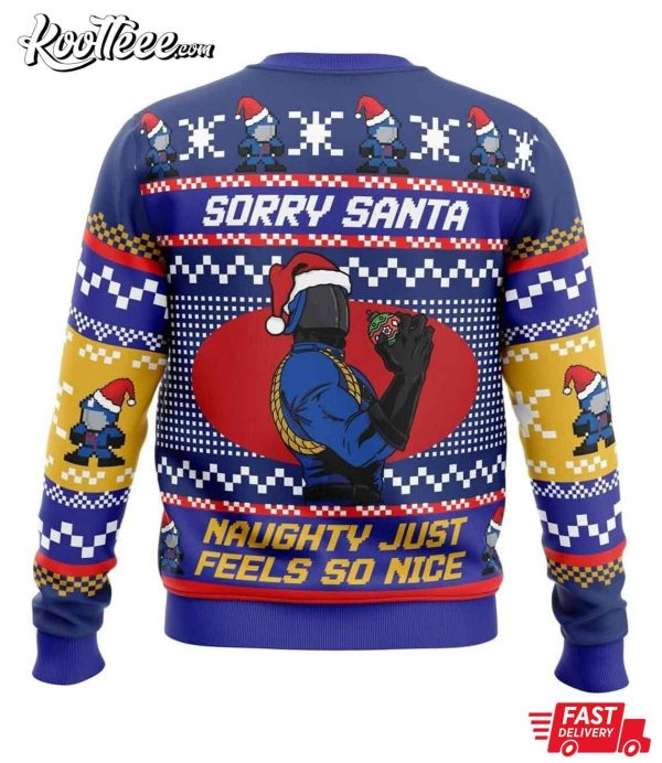 Cobra Commander GI Joe Ugly Christmas Sweater