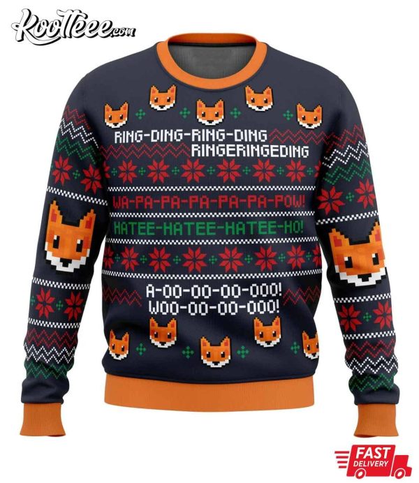 What Does The Fox Say Ylvis Christmas Ugly Sweater