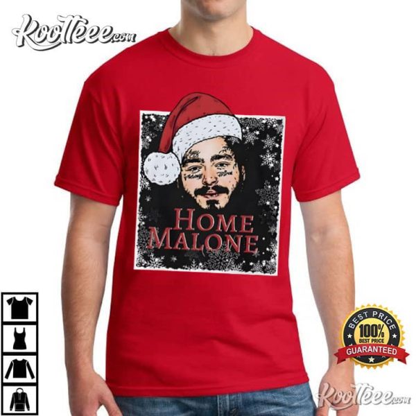 Post Malone Home Malone Christmas T-Shirt
