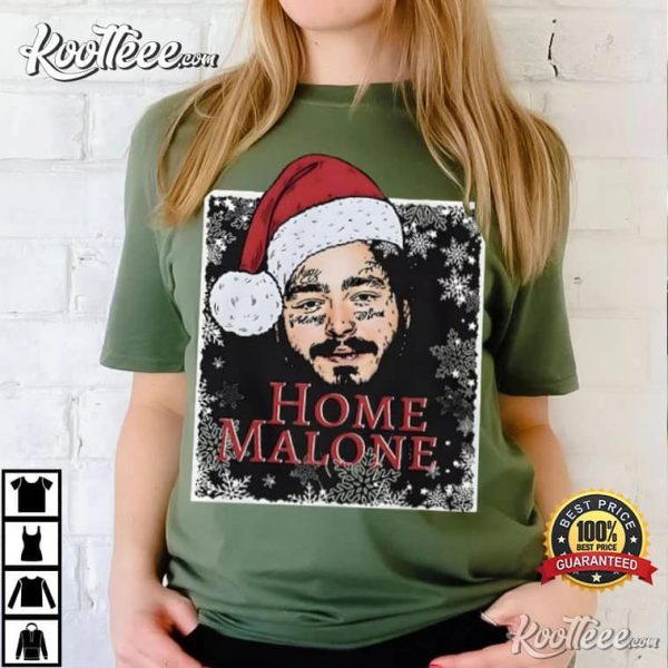 Post Malone Home Malone Christmas T-Shirt