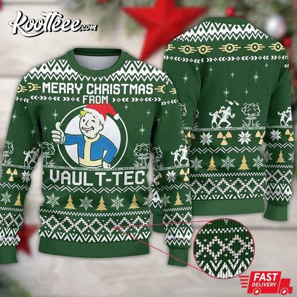 Vault Tec Fallout Ugly Christmas Sweater