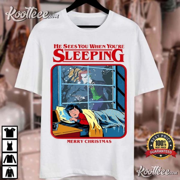 Joker He Sees You When You Are Sleeping T-Shirt