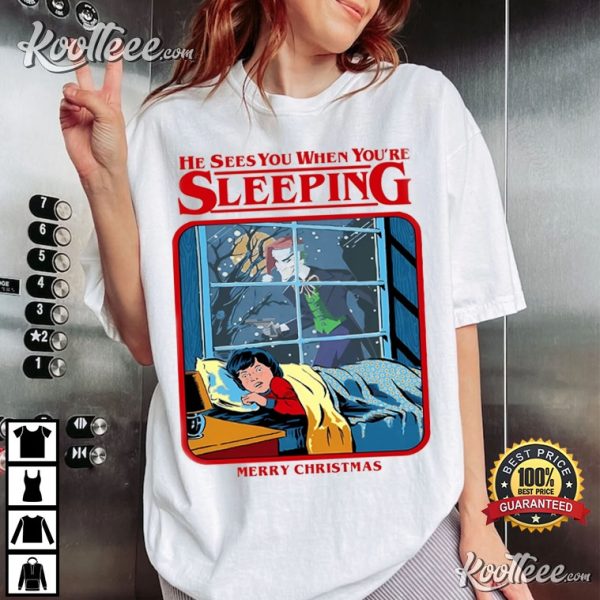 Joker He Sees You When You Are Sleeping T-Shirt