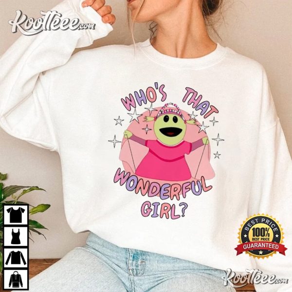 Nanalan Peepo Who’s That Wonderful Girl T-Shirt