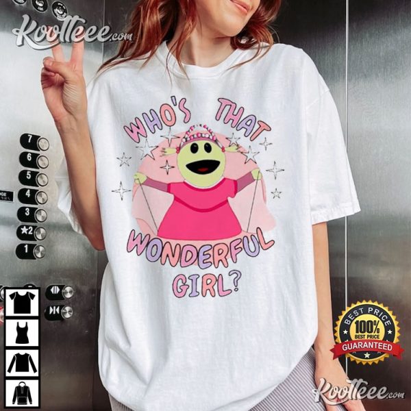 Nanalan Peepo Who’s That Wonderful Girl T-Shirt