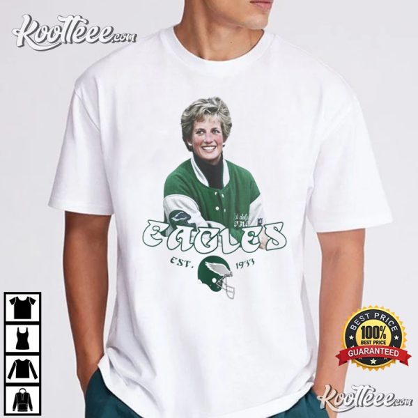 Philadelphia Eagles Princess Diana T-Shirt