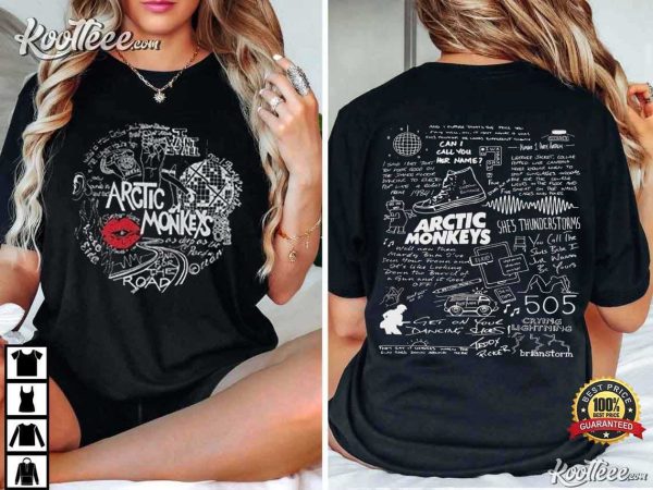 Arctic Monkeys Music Lyrics Gift For Fan T-Shirt