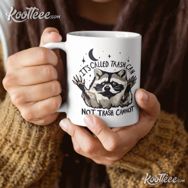 Raccoon Trash Can Funny Mug