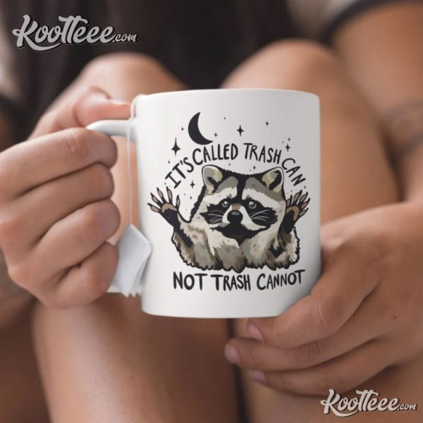 Raccoon Trash Can Funny Mug