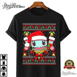 Squirtle Pokemon Christmas T Shirt (3)