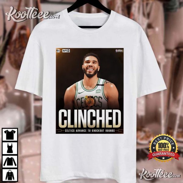 Jayson Tatum Boston Celtics Clinched T-Shirt