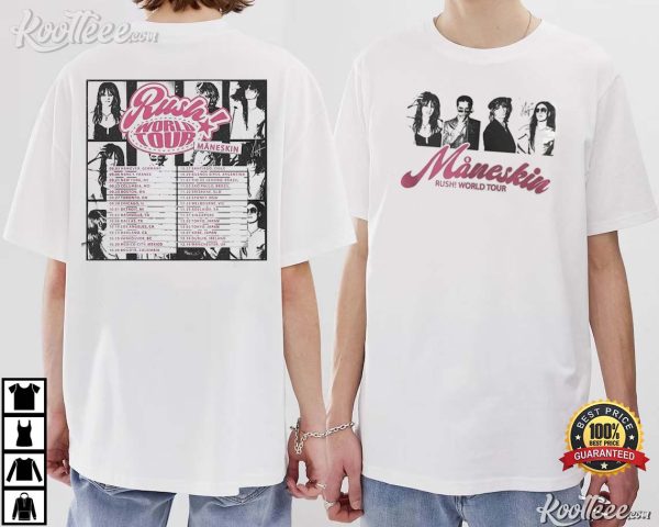 Maneskin Rush World Tour Gift For Fan T-Shirt