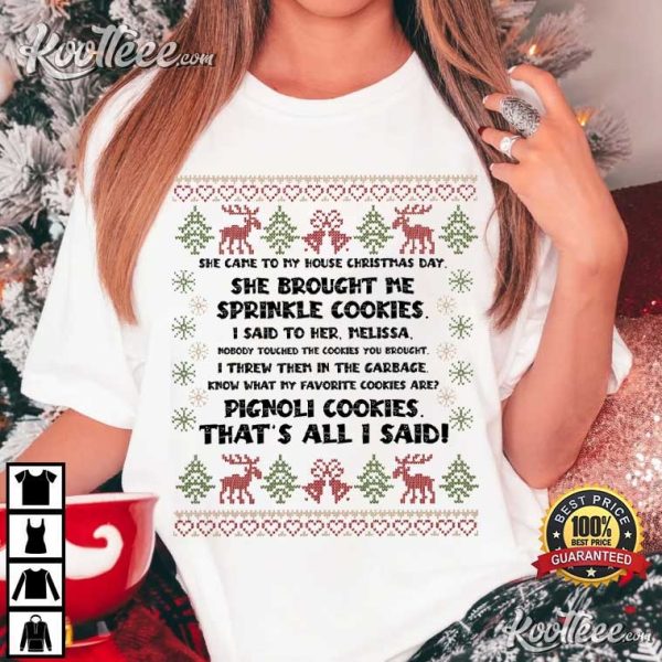 Real Housewives Of New Jersey Sprinkle Cookies T-Shirt
