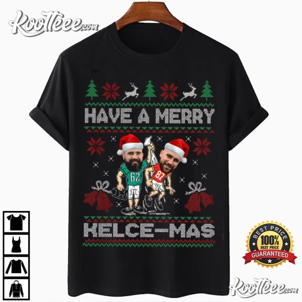 Travis Kelce Jason Kelce Christmas T-Shirt