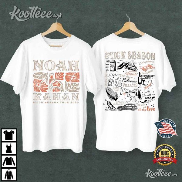 Noah Kahan Stick Season Tour 2023 Vintage T-Shirt