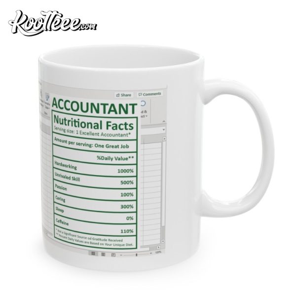 Freak In The Sheets Excel Accountant Mug